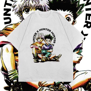 เสื้อยืดโอเวอร์ไซส์(ขนาดใหญ่) Gon KILLUA| Hunter X HUNTER | เสื้อยืด ลายการ์ตูนอนิเมะ | เสื้อยืด สไตล์วินเทจ | เสื้อยืด