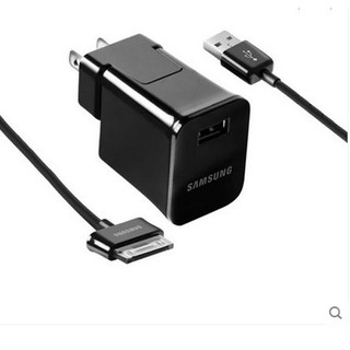 Samsung สายชาร์จใช้สำหรับ Samsung Galaxy Tab หัวชาร์ต+สาย DATA USB (สีดำ)