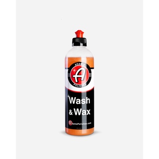 Adams Wash &amp; Wax (16 oz/473 ml) แชมพูสำหรับล้างและเคลือบแว๊กซ์ ในขวดเดียวกัน ขนาด 16 oz/473 ml