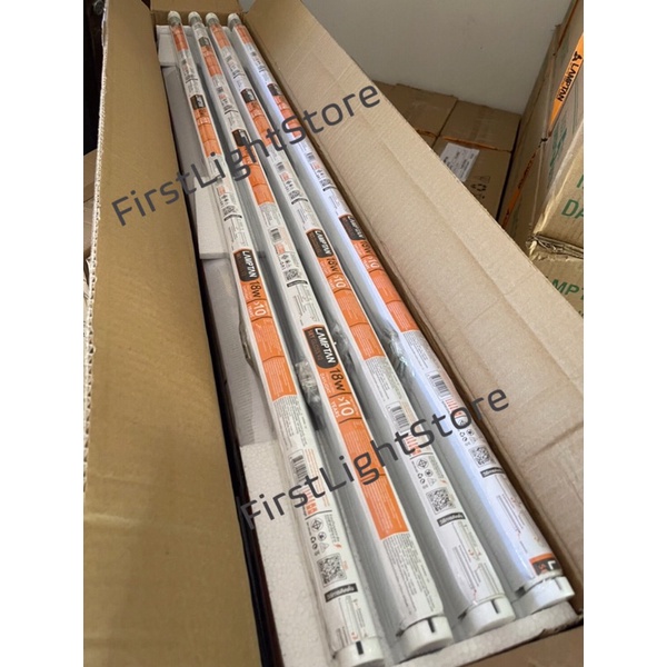 lamptan-ชุดรางไฟสำเร็จรูป-ป้องกันไฟกระชาก-led-set-t8-แลมป์ตั้น-full-set-led-9w-18w-daylight-แสงขาว-แพค6หลอด