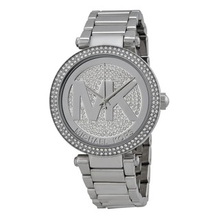Michael Kors Parker Silver Crystal Pave Dial Stainless Steel LadiesWatch MK5925