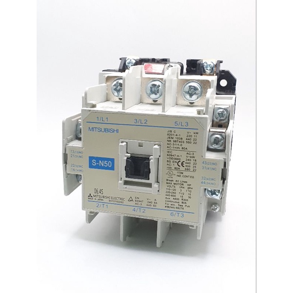 new-mitsubishi-s-n50-ac220v-contactor-แม็กเนติก-ของใหม่