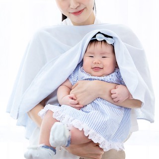 สินค้า Baby & Co. ผ้าสาลู 2 ชั้นสะท้อนน้ำ สำหรับคลุมเด็กทารก  Water Repellent Double Gauze Poncho