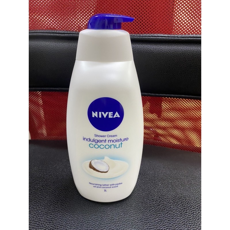 nivea shower cream moisture coconut ครีมอาบน้ำนีเวีย สูตรมะพร้าว 1 ลิตร ...