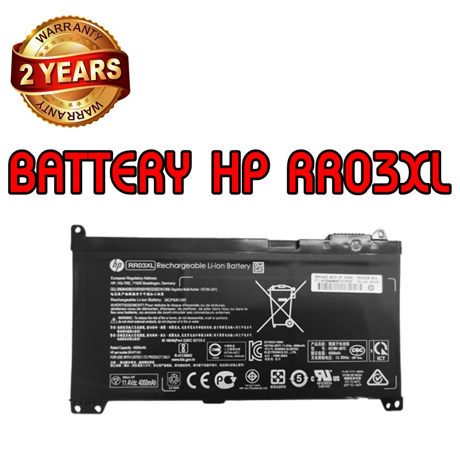 รับประกัน 2 ปี BATTERY HP RR03XL แบตเตอรี่ เอชพี PROBOOK 430 440 450 ...