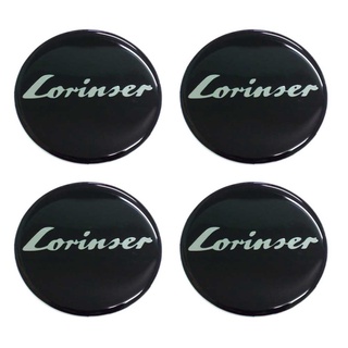 90mm. สติกเกอร์ LORINSER สติกเกอร์ติดดุมล้อ สติกเกอร์เรซิ่น กว้าง 90 มิล.(9เซนติเมตร)