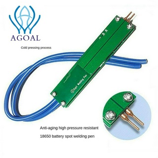 Copper Hand-Held Spot Welding Machine for 18650 Battery Spot Welding Pen Blue Simple for 3.7V to 12V