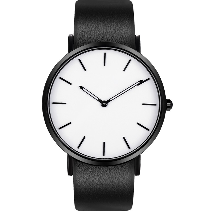 นาฬิกาที่คู่รักใส่-oruikes-นาฬิกา-minimalist-นักศึกษาชายและหญิงคู่-แพ็คเกจเฉพาะ-house-art-sen-series-black-and-white-ลม