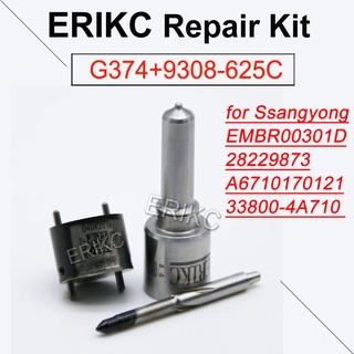 EMBR00301D Diesel Injector Repair Kit 7135-583 7135-573 Nozzle L374PBD Valve 9308-625C for Delphi Euro5 28229873 33800-4