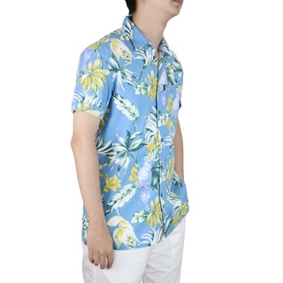 BOVY SHIRT-เสื้อเชิ้ตฟ้าทรอปิคอลลายดอกไม้  BOVY -BAS11230