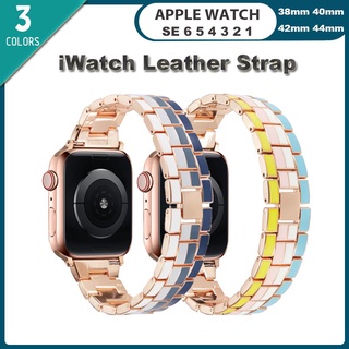 ภาพหน้าปกสินค้าเรนโบว์เมทัล แบบสเตนเลส Apple Watch Strap ชุด SE 6 5 4 3 2 1 iWatch Band 38มม.40มม.42มม.44 มม. ที่เกี่ยวข้อง