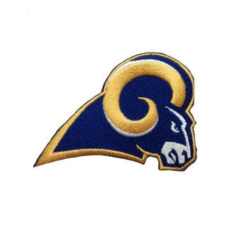 Los Angeles Rams ตัวรีดติดเสื้อ กีฬา อเมริกันฟุตบอล ทีม NFL ตกแต่งเสื้อผ้า หมวก กระเป๋า Embroidered Iron On