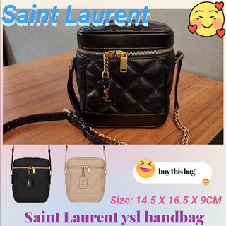 แซงต์โลร็องต์ Saint Laurent ysl กระเป๋าถือสตรี/กล่องกระเป๋าเครื่องสำอาง💝/สินค้าลดราคาปลอดภาษี