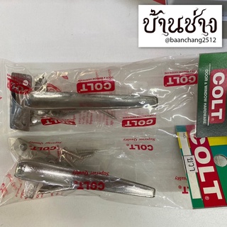 มือจับบานกระทุ้งบิดขวา บิดซ้าย COLT 11 สแตนเลส ขนาด 97x6x0.5 มม. สีสแตนเลส/สีทองรมดำ/สีทองแดงรมดำ มือจับหน้าต่าง ประตู