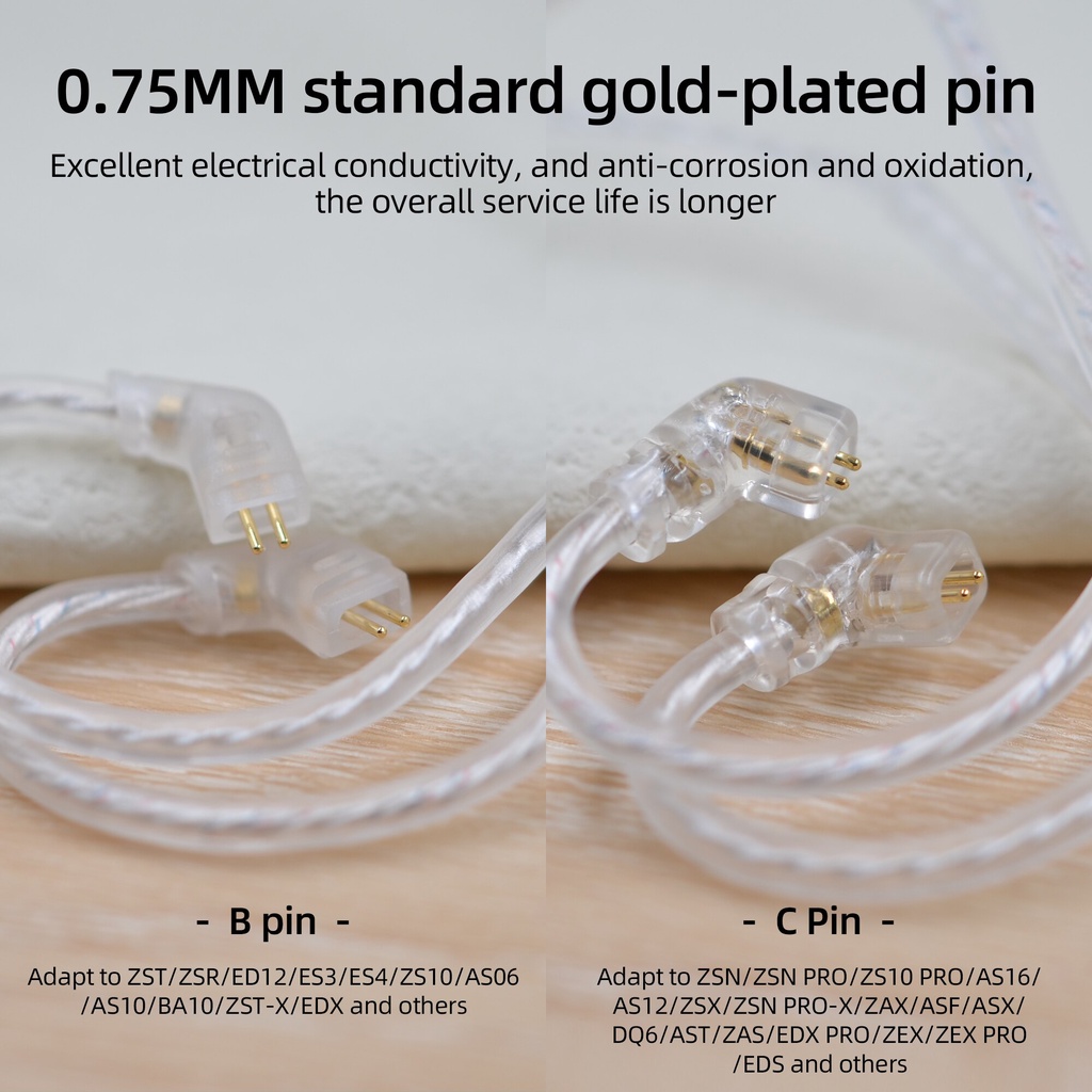 kz-high-purity-silver-plated-flat-cable-ofc-upgrade-line-hifi-sport-earphone-accessories-with-mic-for-zs10-zex-edx-pro-zst-zsn