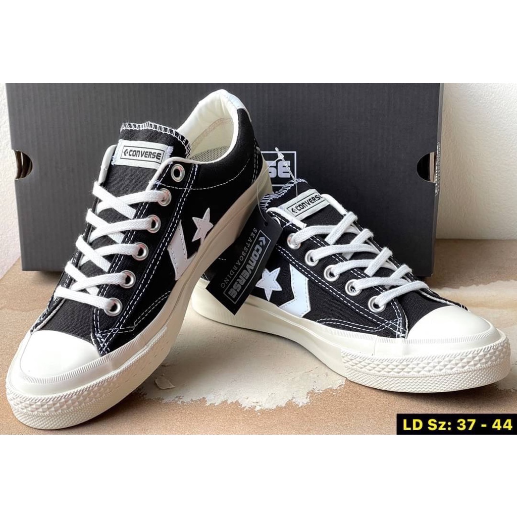 converse-skateboarding-รองเท้าผ้าใบผูกเชือกพร้อมกล่อง