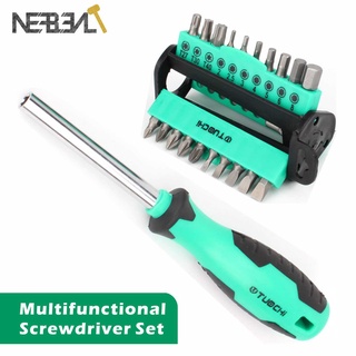 31pcs Screwdriver Set with Magnetic Extension Bit Holder Tamper Star Screwdriver Bits Set Quick Release Device Hand Tool