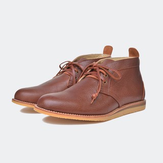 ภาพขนาดย่อของภาพหน้าปกสินค้าKEEPROAD รองเท้าหนังแท้ รุ่นANKLE CHUKKA BROWN บู๊ทหุ้มข้อ จากร้าน keeproad บน Shopee