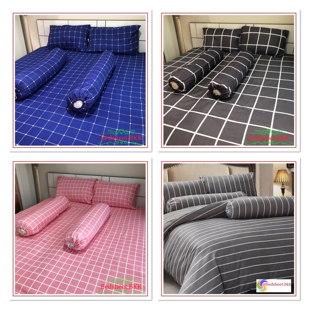 ภาพสินค้าBedsheet.BKK ผ้าปูที่นอน คละแบบ มี3.5ฟุต/5ฟุต/6ฟุต เนื้อผ้านิ่ม สบายๆ ไม่ร้อน สีไม่ตก รหัส666. จากร้าน bedsheet.bkk บน Shopee ภาพที่ 3