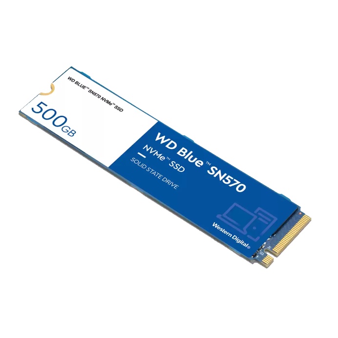 ภาพหน้าปกสินค้าWESTERN เอสเอสดี WD SSD BLUE SN570 M.2 500GB  WDS500G3B0C-NVME ความจุ 500 GB จากร้าน chichangcomputer บน Shopee
