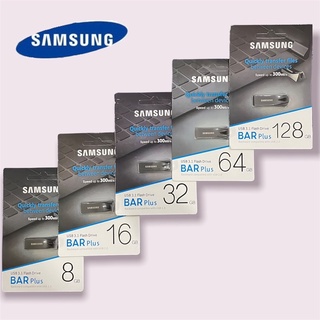 ภาพหน้าปกสินค้าSamsung แฟลชไดรฟ์ FD  แบบโลหะ USB 3.1 Flash Drive BAR Plus มี8GB 16GB 32GB 64GB 128GB ความเร็ว300MB/S มีของพร้อมส่ง ซึ่งคุณอาจชอบราคาและรีวิวของสินค้านี้