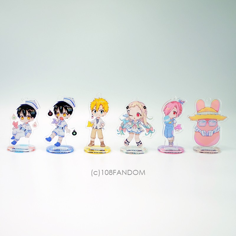 ขายเหมา-6-ชิ้น-jibaku-shonen-hanako-kun-trading-acrylic-stand-keychain