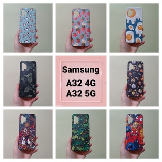 เคสแข็ง Samsung A32 5G มีหลายลาย เคสไม่คลุมรอบนะคะ เปิดบน เปิดล่าง (ตอนกดสั่งซื้อ จะมีลายให้เลือกก่อนชำระเงินค่ะ)