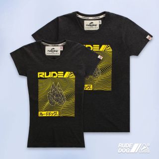 Rudedog เสื้อยืด รุ่น Big head สีท็อปดำ