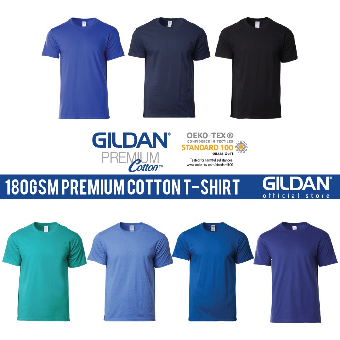 gildan-เสื้อยืด-คอกลม-ผ้าฝ้าย-พรีเมี่ยม-สําหรับผู้ชาย-ผู้หญิง-76000-group-e
