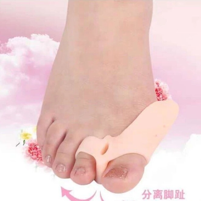ahh-yohh-ซิลิโคนเจลคั่นนิ้วโป้ง-แบบใส่-1-นิ้ว-2-นิ้ว-ช่วยลดความเจ็บปวดของผิวเท้า-ซิลิโคนถนอมนิ้วเท้า-ซิลิโคนปลอกนิ้วเท้า