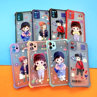 Samsung A12 A15  A20s A50s A21s  เคสมือถือกันกระแทกกันกล้อง เคสกันเลนส์กล้อง การ์ตูน ขอบสี รายละเอียดสินค้า