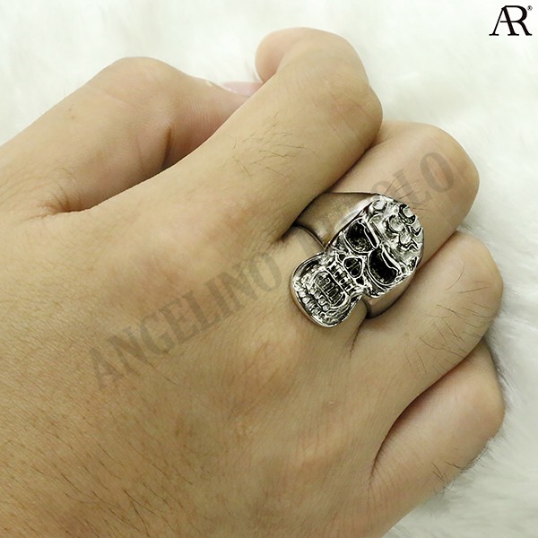 angelino-rufolo-ring-ดีไซน์-demon-แหวนผู้ชาย-stainless-steel-316l-สแตนเลสสตีล-คุณภาพเยี่ยม-สีเงิน