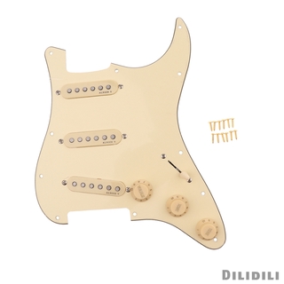 อุปกรณ์สําหรับกีต้าร์คลาสสิก Prewired Loaded Sss Pickguard  Pickups