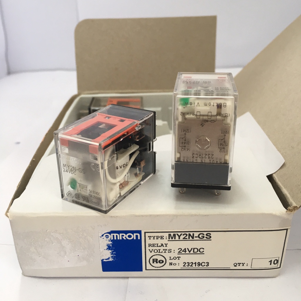 omron-relay-รุ่น-my2n-gs-ไฟ-24vdc-10ea-box-ราคาต่อ1ชิ้น-สามารถออกใบกำกับภาษีได้ค่ะ