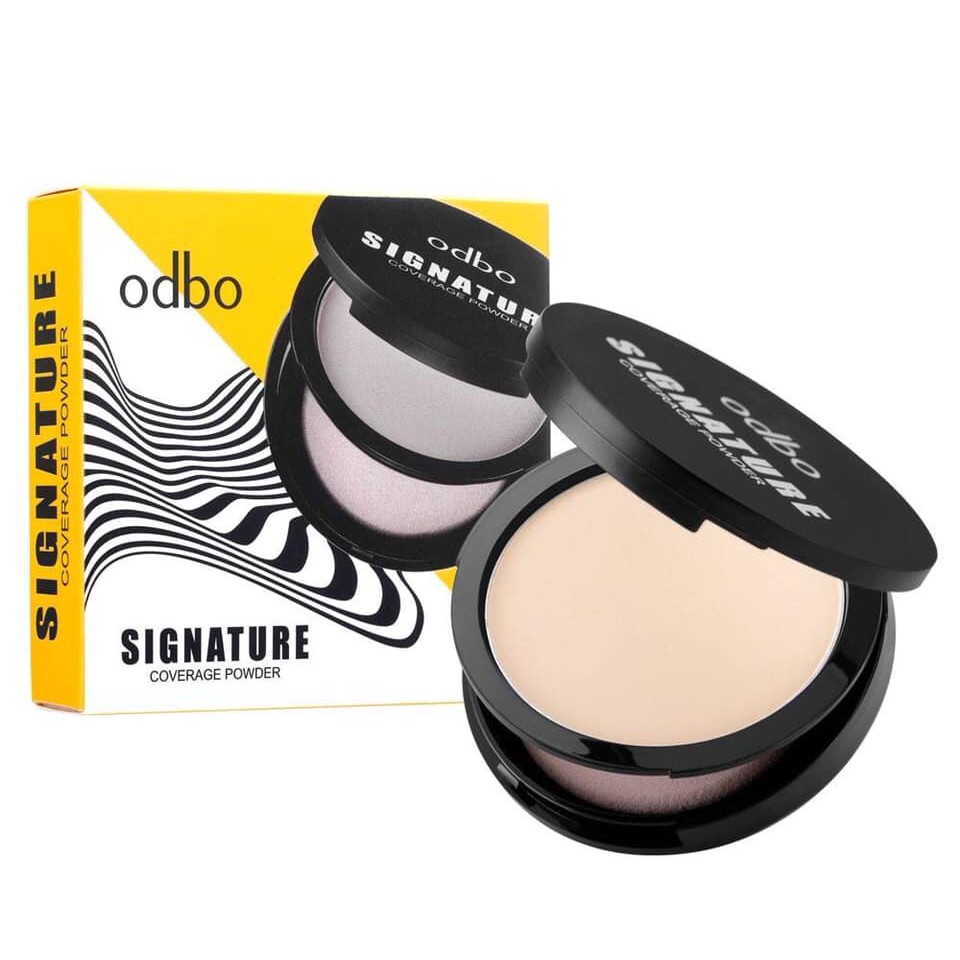 odbo-signature-coverage-powder-แป้งอัดแข็งผสมรองพื้น