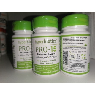 ภาพขนาดย่อของภาพหน้าปกสินค้าอาหารเสริมช่วยระบบขับถ่าย Hyperbiotics, PRO-15, The Perfect Probiotic, 5 Billion CFU, 60 Patented, Time-Release Tablets จากร้าน vitaminfamily บน Shopee ภาพที่ 4