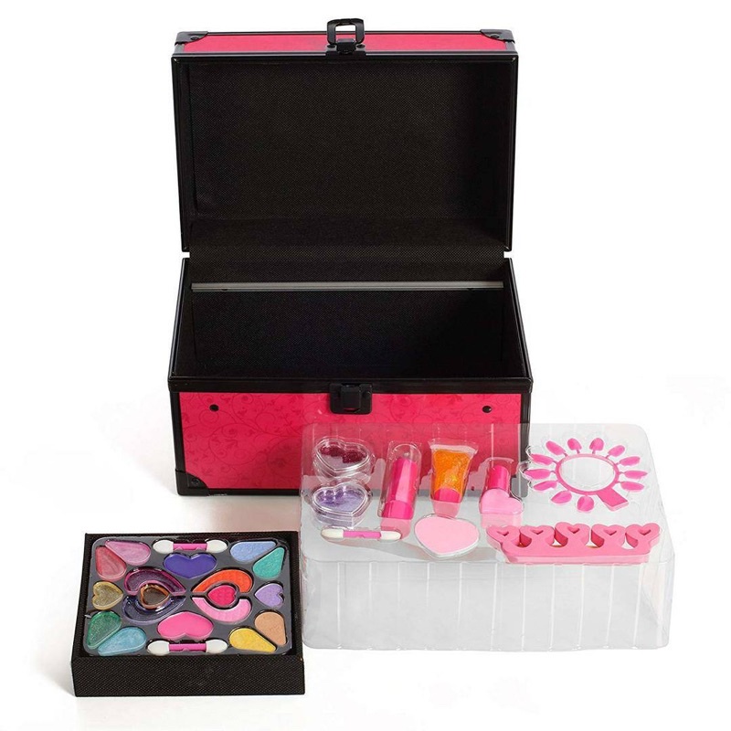 เครื่องสำอางค์เด็ก-ยี่ห้อ-iq-toys-deluxe-all-in-one-travel-girls-makeup-set