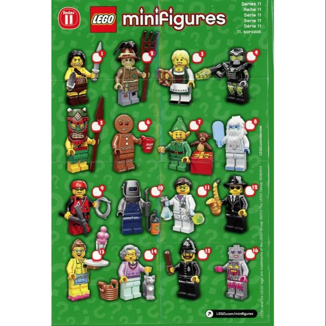 ภาพหน้าปกสินค้าLego Minifigures Series 11 เลโก้ มือสอง สภาพดี จากร้าน toys_cabinet บน Shopee