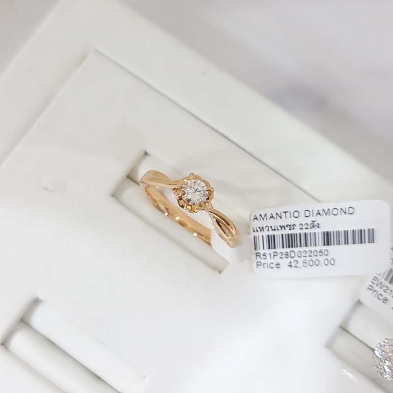 amantio-diamond-แหวนเพชรแท้เม็ดเดี่ยว-น้ำ99-ตัวเรือน18k