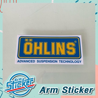 สติ๊กเกอร์โลโก้ OHLINS สติ๊กเกอร์ตกแต่งรถมอเตอร์ไซค์