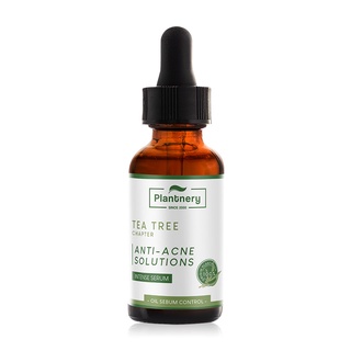 Plantnery Tea Tree Intense Serum 30ml แพลนท์เนอรี่ เซรั่มที ทรี เข้มข้น สูตรช่วยลดสิวและควบคุมความมัน เผยผิวกระจ่างใ...