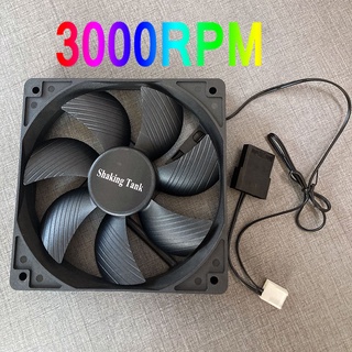 ภาพหน้าปกสินค้าพัดลมคอม พัดลมเคส ความเร็ว 3000RPM 12cm/120mm สาย Molex และ แบบ 2 หัว (🔥พร้อมส่งในไทย🔥) ที่เกี่ยวข้อง