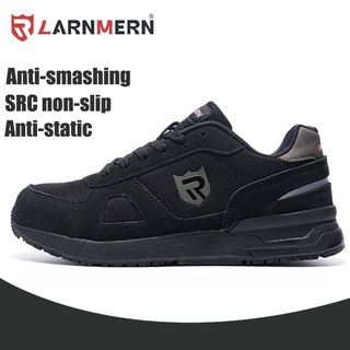 สินค้า LARNMERN รองเท้าเซฟตี้ รองเท้าหัวเหล็ก รองเท้านิรภัย  พื้นเหล็ก Safety shoes men L9096