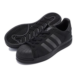 ADIDAS รองเท้าลำลอง แฟชั่น หญิง SUPERSTAR BOUNCE ลิขสิทธิ์แท้ ALL BLACK