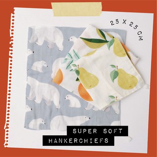 สินค้า ผ้าเช็ดหน้า ผ้าสาลูอเนกประสงค์ นุ่มมาก นำเข้าจากญี่ปุ่น Super soft handkerchief