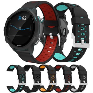 ภาพหน้าปกสินค้าสายนาฬิกาข้อมือซิลิโคนสําหรับ Garmin Forerunner 245 M / 245 / 645 Samsung Galaxy Watch 42 มม . / Amazfit Bip Lite ซึ่งคุณอาจชอบสินค้านี้