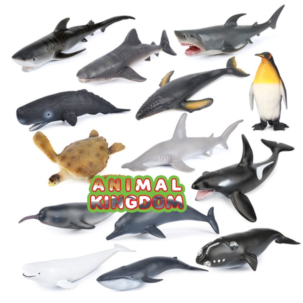 animal-kingdom-โมเดลสัตว์-ฉลามขาว-ขนาด-41-00-cm-แบบนิ่ม-จากสงขลา