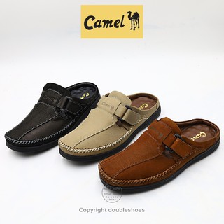 ภาพหน้าปกสินค้าCamel รองเท้าคัทชูเปิดส้น หนังแท้ หนังลายช้าง พื้นนุ่ม เย็บพื้น รุ่น CM109 ไซส์ 40-45 ที่เกี่ยวข้อง