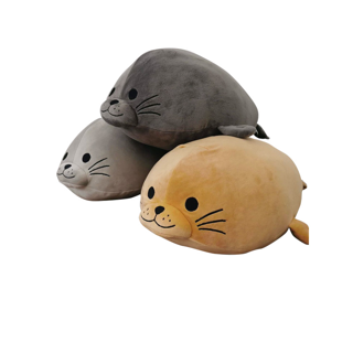 โปรโมชั่น : ราคานี้ดีที่สุดๆ 🤘 ตุ๊กตาแมวน้ำอุ๋ง แนวโค้ง 50 ซม. แนวตรง 18 นิ้ว มี 7 สี 😍 พร้อมส่งแล้วทุกวัน 