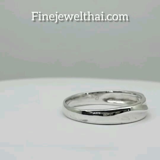 finejewelthai-แหวนเพชรcz-แหวนเงินแท้-เพชรสังเคราะห์-silver-daimond-cz-ring-r1197cz